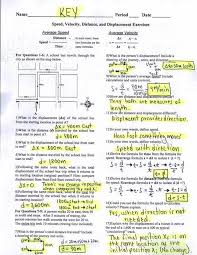 Speed And Velocity Worksheet Key Speed Velocity Distance And Displacement Exercises Scientific Notation Worksheet Word Problem Worksheets Worksheets