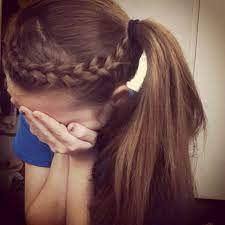 My Braided Updo For Sports Cantbelieveididthis Sporty Hairstyles Sports Hairstyles Ball Hairstyles