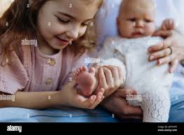 Big sister little sister hi-res stock photography and images