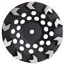 V shape segment cup  wheel grinding floor from www.tileprosource.com