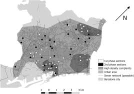 Restaurants, hotels, bars, coffee, banks, gas stations, parking lots. Map Of Barcelona Showing The Location Of The Sewer Sections Sampled Download Scientific Diagram