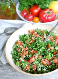 Easy Lebanese Tabbouleh Recipe Mediterranean Recipes Lebanese Tabbouleh Lebanese Salad