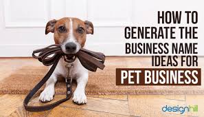 Artificial intelligence (ai) company name ideas. How To Generate The Business Name Ideas For Pet Business