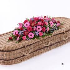 Allen's flowers & plants offers the best selection of custom designed funeral flower arrangements for a man in san diego. Coffin Sprays Funeral Flowers