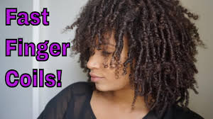 Reasons you should style your natural hair in finger coils. Natural Hair How To Do Finger Coils Fast Youtube
