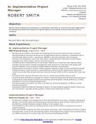 Implementation Project Manager Resume Samples Qwikresume