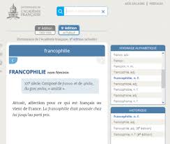 L'académie française, institution créée en 1635, est chargée de définir la langue française par l'élaboration de son dictionnaire qui fixe l'usage du français. Das Worterbuch Der Academie Francaise Mit Neuem Webauftritt Mittwochstipp 118 Franco Fil