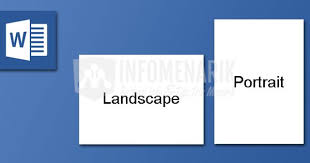 Cara Membuat Halaman Landscape Portrait Sekaligus Dalam Satu File Office Word Info Menarik Satuan Halaman