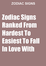 Zodiac Signs Ranked From Hardest To Easiest To Fall In Love With Catalog Feeds Catalogfeeds Zodiacsigns Zodiac Signs Zodiac Sign Love Compatibility Zodiac