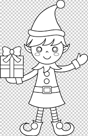 Claus saw black and blue, so. The Elf On The Shelf Santa Claus Christmas Elf Coloring Book Png Clipart Angle Area Black