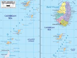 Vincent & the grenadines encompass the island of st. Detailed Clear Large Map Of Saint Vincent And The Grenadines Ezilon Maps