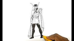 It's not difficult to draw and kids can do it even if they do not know how to draw. How To Draw Doctor Strange Full Body