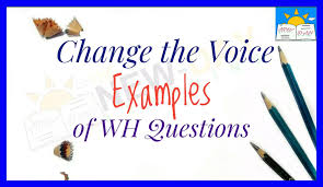 This activity also features five short fiction comprehension questions to check for understanding. 150 Examples Of Active And Passive Voice Of Wh Questions Change The Voice Of Wh Questions Examples