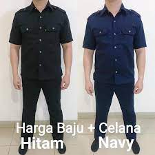 Baju safari adalah sebuah baju pria bermodel jas berlengan pendek, bersaku empat yang dibuat dari bahan yang tebal seperti dril dan katun. Seragam Setelan Safari Lengan Pendek Baju Security Lengan Pendek Safari Lazada Indonesia