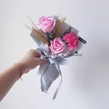 0 flower bouquet wallpapers pack 48 flower bouquet images 0 diy ways to wrap a flower bouquet for a gift | shelterness. Ready Stock Whitewood Malt Me Minimalist Bouquet Soap Rose Gift Flowers Shopee Malaysia