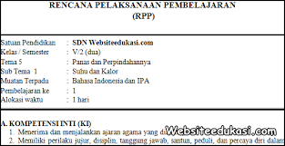 Rpp matematika kelas 5 sd semester 2. Rpp Kelas 5 Tema 6 Kurikulum 2013 Revisi 2019 Websiteedukasi Com