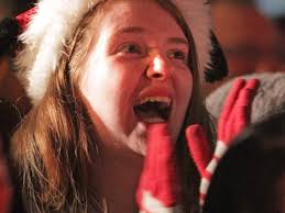 Downtown Crossing all aglow