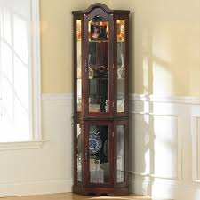 Boomerang curio display cabinet this neat and very impressive display cabinet is a wonderful combination of solid construction with mdf and solid wood and glass. Lighted Curio Cabinet With Under Cabinet Types Of Lights