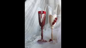 как сделать бокалы на свадьбу своими руками жених и невеста 610 Bokaly Dlya Svadby Zhenih Nevesta Master Klass Svadebnye Bokaly Svoimi Rukami Youtube Bokal Svadba Butylka