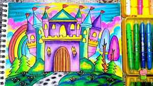 Download now gambar lukisan henna india koleksi gambar terbaru. Cara Menggambar Dan Mewarnai Istana Tips Menggambar Bagus Gradasi Oil Pastel Untuk Pemula Youtube