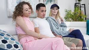 Family Strokes] Allie Addison & Maria Anjel, Sleep Sneak