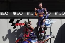 Drivers and team's reaction after qualifying. Oliveira Wins Home Race In Portugal To Close Motogp Season
