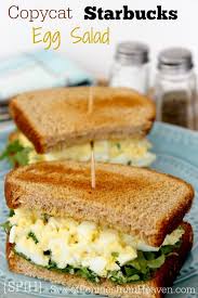 Easy Copycat Starbucks Egg Salad Sandwich Recipe Recipes Food Egg Salad Sandwich Recipe