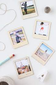 Diy Wooden Polaroid Gift Set Sugar Cloth Diy Home Decor Colorful Diy Wooden Diy Diy Projects