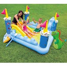 Inflatable Pool Dragon Castle Water Slide N Park Center Play Kids Splash Pool Pooldragoncastle Children Swimming Pool Water Play For Kids Inflatable Pool
