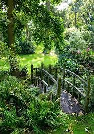 Beautiful Little Bridge In A Green Green Garden Beautiful Gardens Garden Inspiration Amazing Gardens