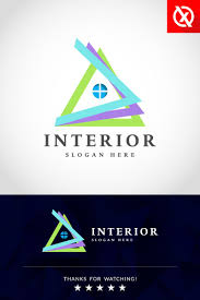 Creative Home Interior Design Logo Template Ad Interior Home Creative Template Interior Designer Logo Logo Design Graphic Design Inspiration