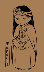 Dibujos para colorear para adultos. Illustration I Just Started Mapuche Girl I Just Need To Color It Now Mexican Artwork Aztec Symbols Drawings