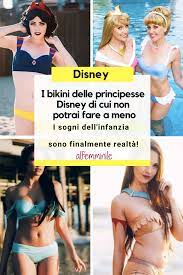 I Bikini Delle Principesse Disney Perfetti Per L Estate Bikini Disney Principesse Disney