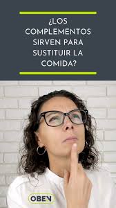 Nunca jamás te lo vamos a recomendar. Los complementos alimenticios no...