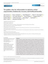 Here are some of the best cover letter examples, including one submitted to us at hubspot. Pdf Ten Golden Rules For Reforestation To Optimize Carbon Sequestration Biodiversity Recovery And Livelihood Benefits