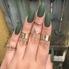 link all my designs are made with only nail polishes or. Army Green Acrylic Nails Green Acrylic Nails Casket Nails Green Nails