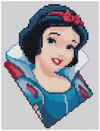 Pdf Cross Stitch Pattern 0288 Snow White Snow White And The Seven Dwarfs Instant Download Avec Images Stitch Disney Points De Couture Dessin Petit Carreau