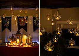 24 verblüffende ideen für partydeko. Harry Potter Party Deko Wohnung Geburtstag Grosse Halle Lichter Harry Potter Geburtstagsparty Ideen Harry Potter Weihnachten Harry Potter Geburtstag