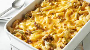 The recipe is quick and easy to make, so a great midweek meal for the family Lightened Up Philly Cheese Steak Mac And Cheese Bake Recipe Pillsbury Com
