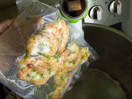 How To Sous Vide Shrimp Recipe And Instructions Sous Vide Recipes Sous Vide Cooking Sous Vide Shrimp Recipe
