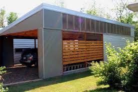 Deck Sawtooth Skillion Roof Google Search Carport Designs House Design Modern Garage