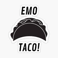 Goth Taco Stickers for Sale | Redbubble