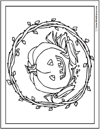 Click the link below to access the pumpkin coloring page printable pdf. 72 Halloween Printable Coloring Pages Jack O Lanterns Spiders Bats