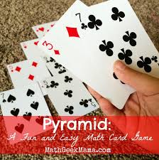 Here's a new card game to learn that is perfect for your next family game night! Pyramid A Fun And Easy Math Card Game To Make Ten
