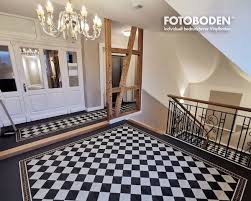 Ceramic tile usually has a layer of glaze on top and is impervious after being fired at a high temperature in a kiln. Fotoboden Lends New Splendour To Individual Monuments Staircase Impresses With Exclusive Cement Tile Design World Of Print