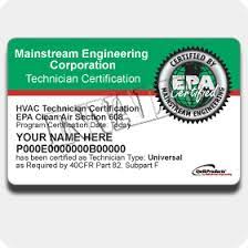 Go through our free online epa course and refresh key concepts. Epa 608 Certification Card Qwikproducts Online Store