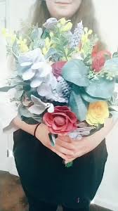 Katie Wood Heartandsolacreations Tiktok Watch Katie Wood S Newest Tiktok Videos Custom Wedding Flowers Wood Flower Bouquet Wood Flowers