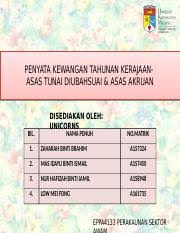 Kementerian kewangan dalam satu kenyataan berkata, kerajaan bersetuju meluluskan caruman kepada kumpulan wang rizab negeri berjumlah rm440 sementara itu, kementerian kewangan berkata, kerajaan juga telah menyediakan peruntukan berjumlah rm260 juta kepada kerajaan negeri. Kul 8 Eppa 4133 Laporan Kewangan Tahunan Dan Penyata Kewangan Kerajaan 1 Output Berkanun Sistem Perakaunan Kerajaan Perkara 99 Perlembagaan Course Hero
