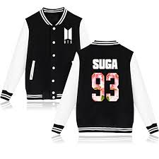 Bts suga 93 modelleri, bts suga 93 özellikleri ve markaları en uygun fiyatları ile gittigidiyor'da! Kpop Bts New Logo Jacket Bangtan Boys Unisex Baseball Jacket Jin Suga Jimin V L Suga 93 Black Buy Online In Bahamas At Desertcart 47303121