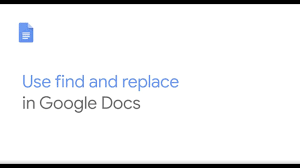 You can customize google docs by adding menus, dialog boxes, and sidebars. Use Find And Replace In Google Docs Youtube
